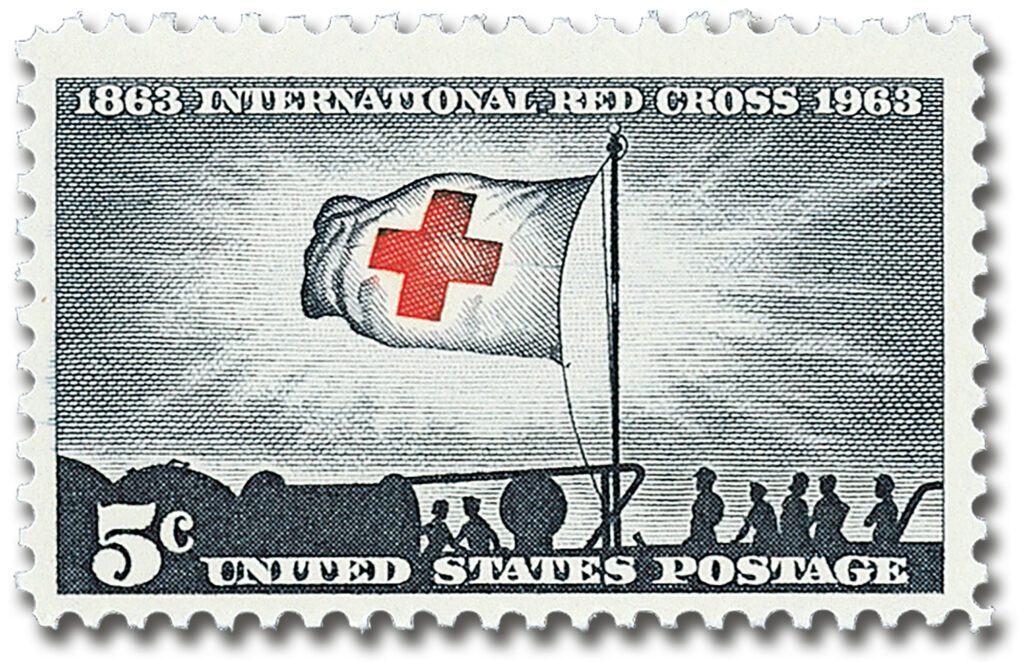 #1239 - 1963 5c International Red Cross Centennial