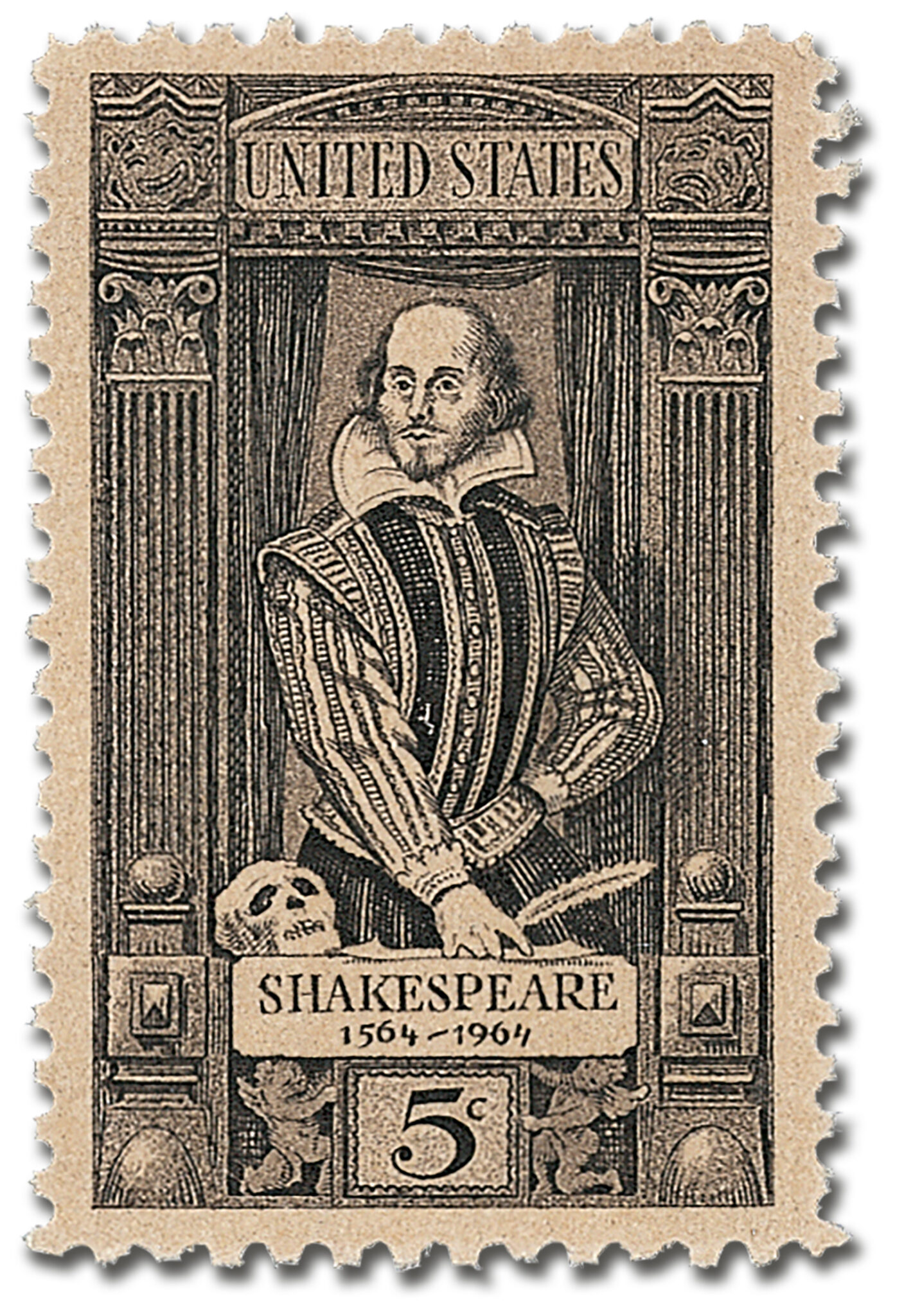 #1250
1964 5c William Shakespeare