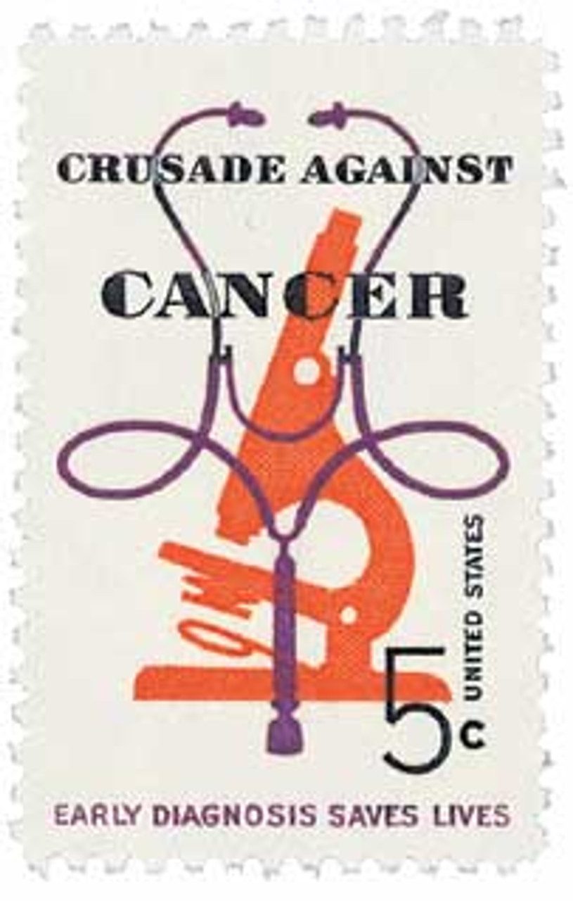 # 1263 - 1965 5c Crusade Against Cancer