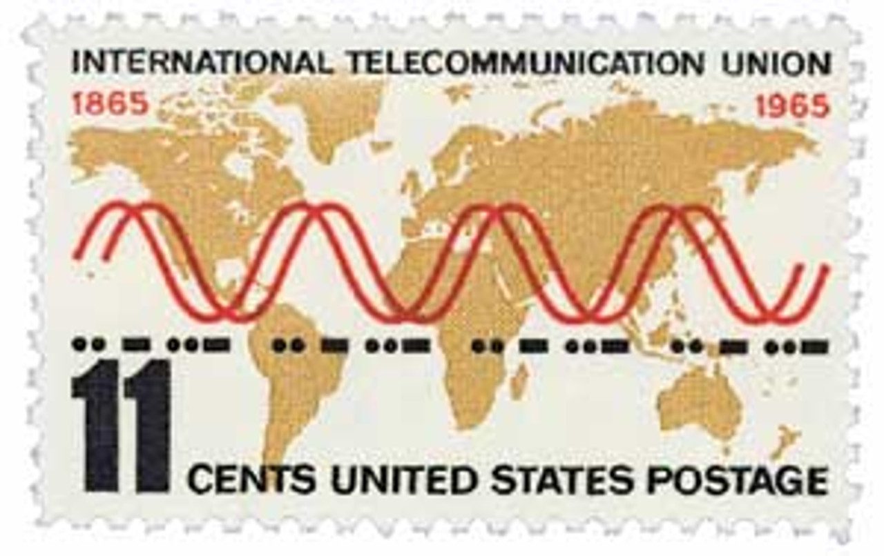 #1274 - 1965 11c International Telecommunication Union