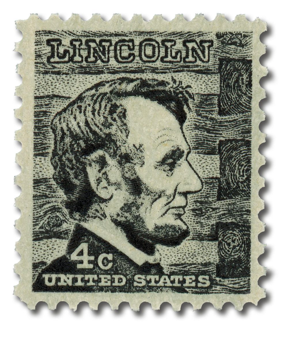 #1282 - 1965 4c Prominent Americans: Abraham Lincoln
