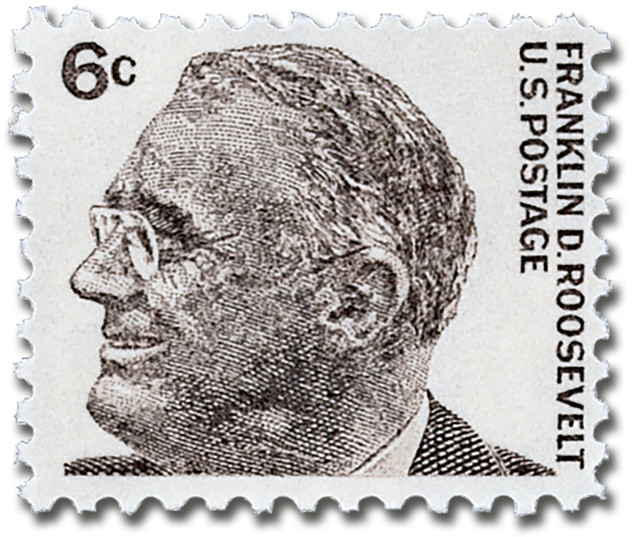 #1284
1966 6c Prominent Americans: Franklin D. Roosevelt