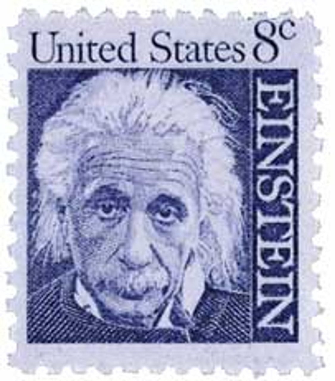 1966 8¢ Prominent Americans: Albert Einstein