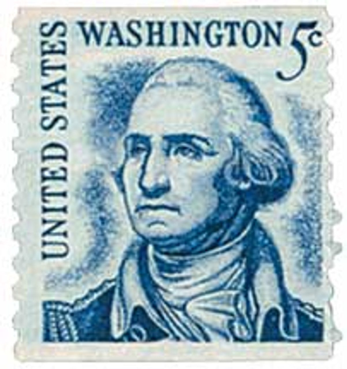 # 1283B - 1967 5c George Washington, redrawn
