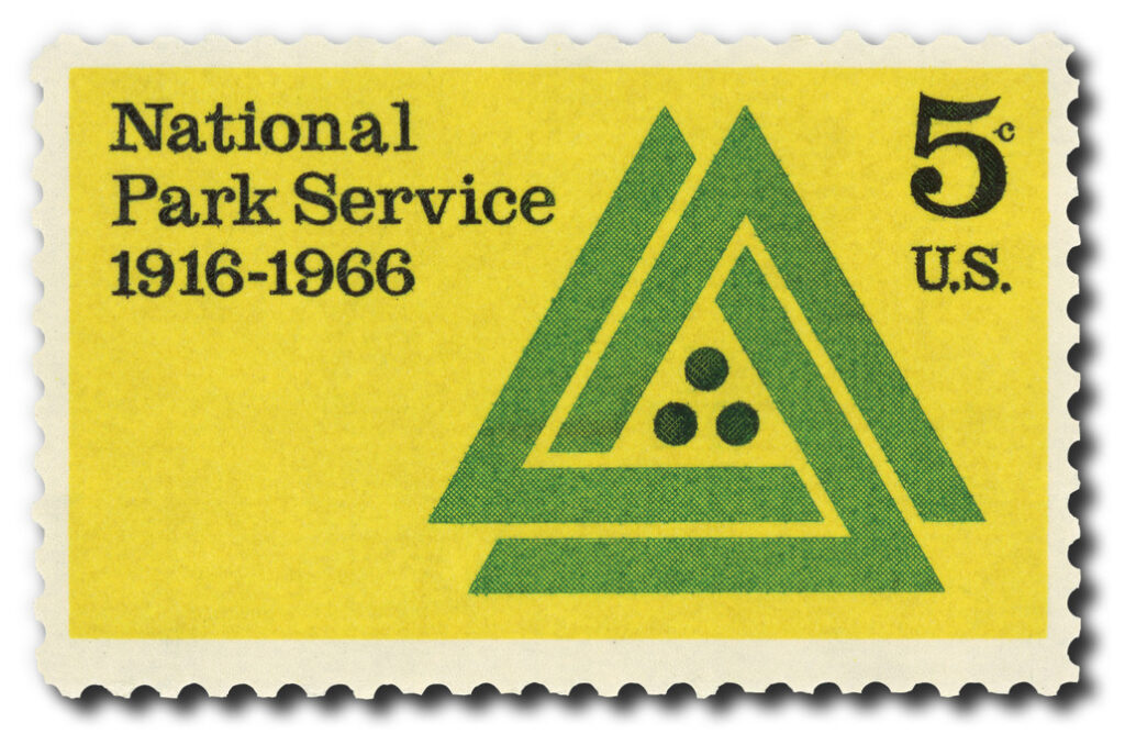 #1314 1966 5c National Park Service
