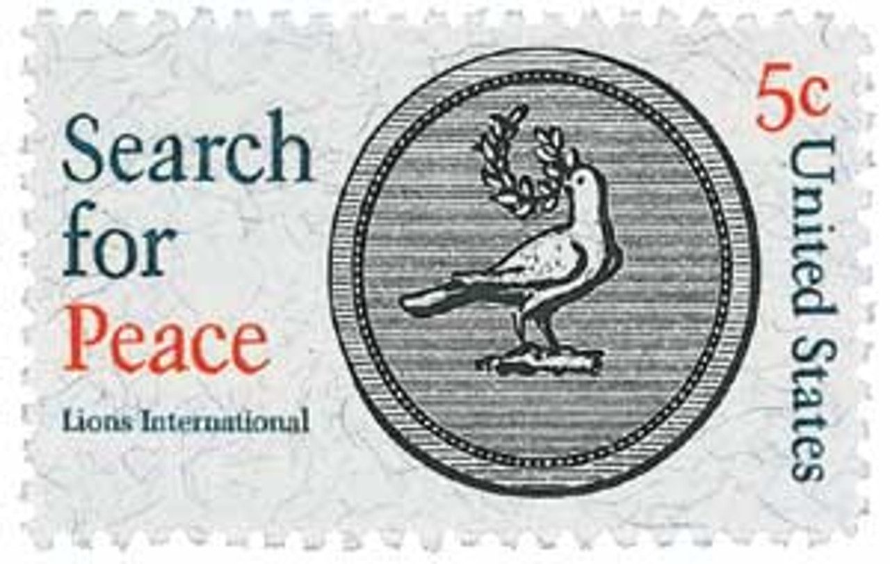 #1326 - 1967 5c Search for Peace, Lions International