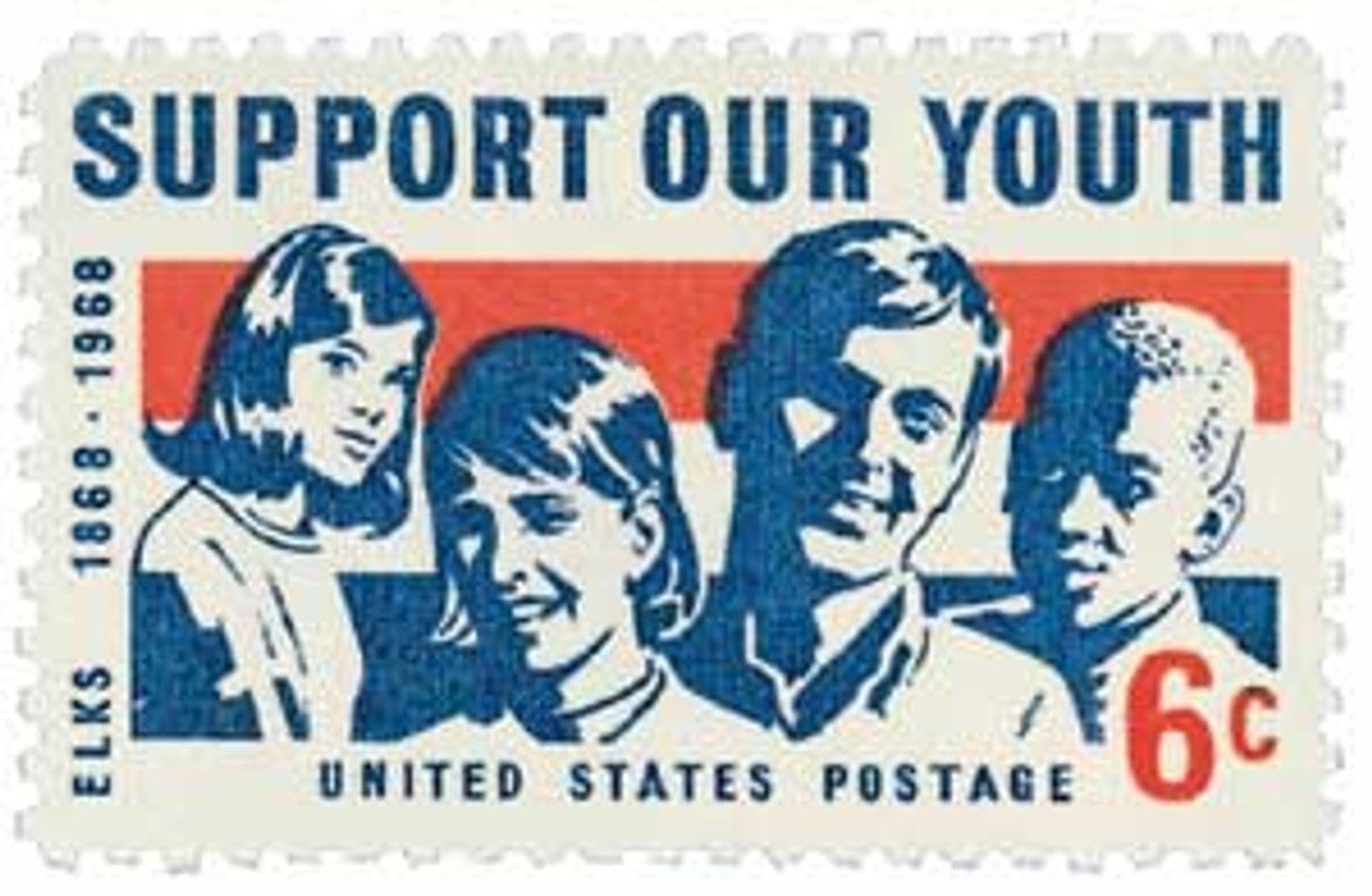 1968 6¢ Support Our Youth, Order of Elks