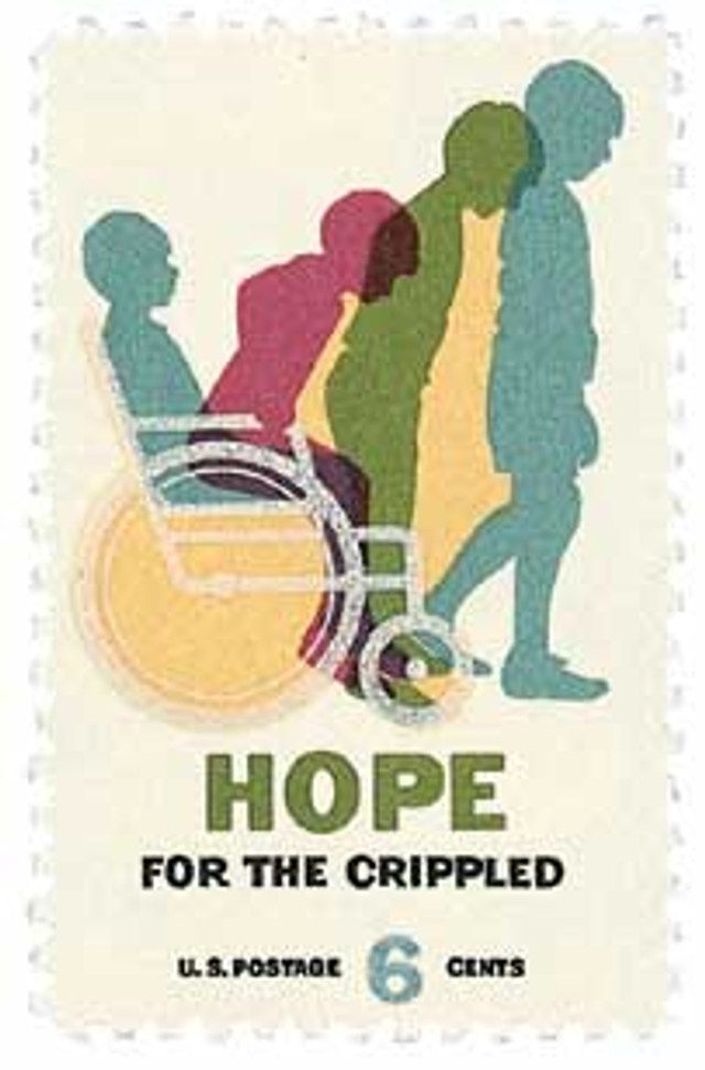 #1385 - 1969 6c Hope for the Crippled