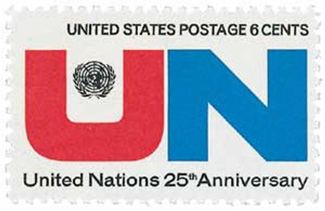 #1419 - 1970 6c United Nations 25th Anniversary