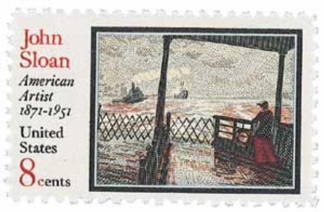 #1433 - 1971 8c John Sloan