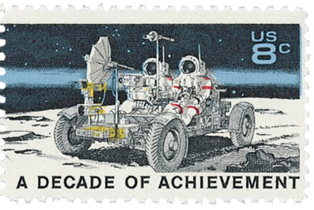 #1435 - 1971 8c Space Achievements: Lunar Rover