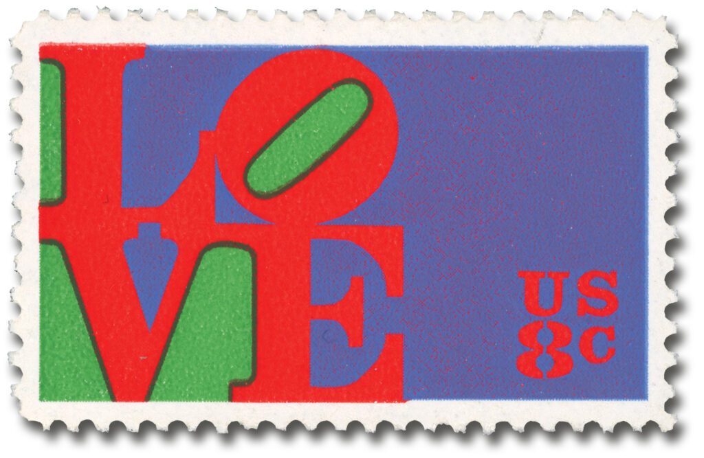 #1475 - 1973 8c Love Series: Red Love