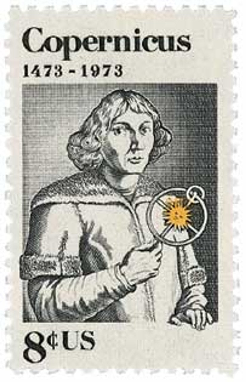 # 1488 - 1973 8c Nicolaus Copernicus