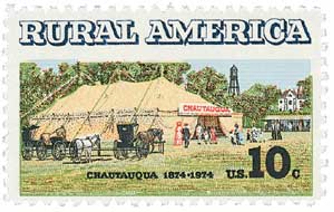 #1505 - 1974 10c Rural America: Chautauqua Tent