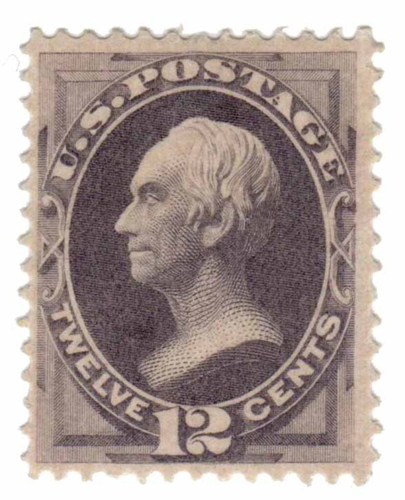 #151 - 1870-71 12c Henry Clay, Dull Violet, Hard Paper, Perf. 12