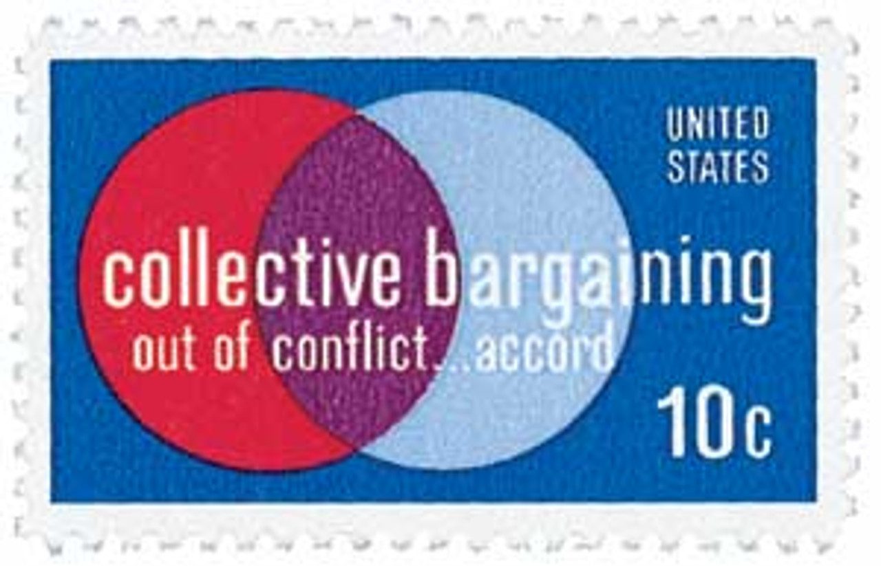 #1558 - 1975 10c Collective Bargaining