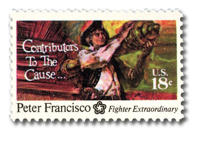 #1562 - 1975 18c Contributors to the Cause: Peter Francisco