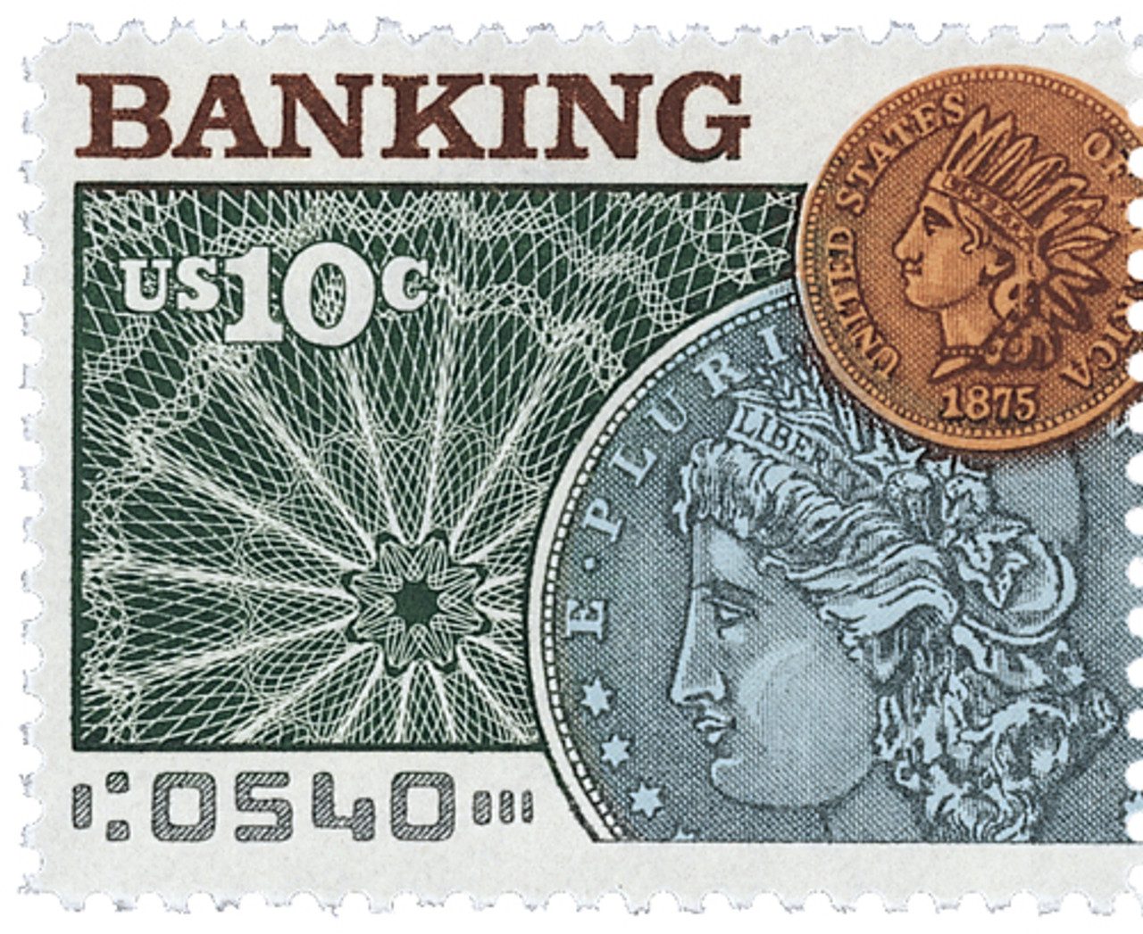 1975 10¢ Banking and Commerce