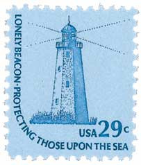 #1605
1978 29c Americana Series: Sandy Hook Lighthouse