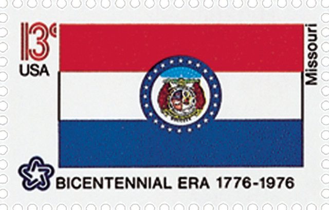 #1656 - 1976 13c State Flags: Missouri