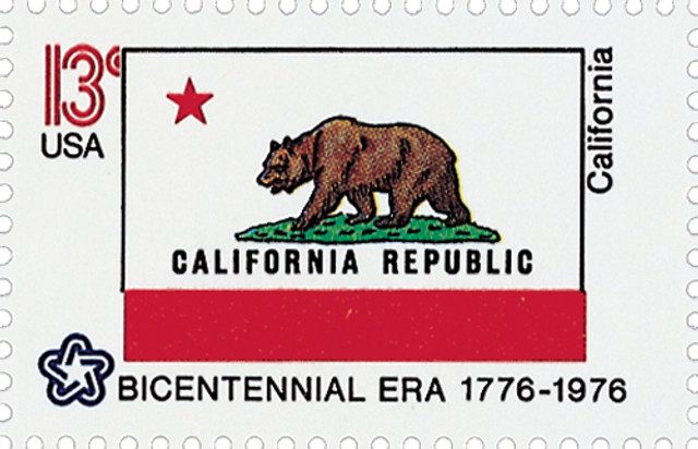 1976 13¢ State Flags: California