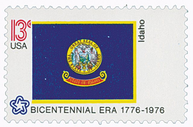 #1675 - 1976 13c State Flags: Idaho