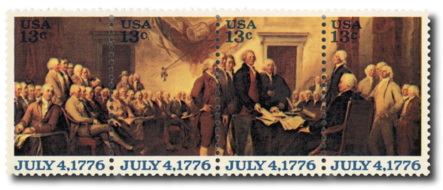 #1691-94
1976 13c Declaration of Independence