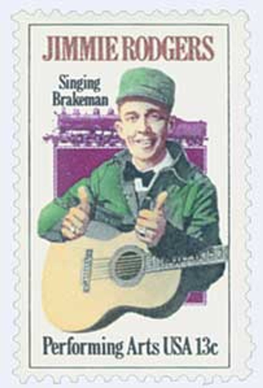  US #1755 – 1978 13¢ Jimmie Rodgers.