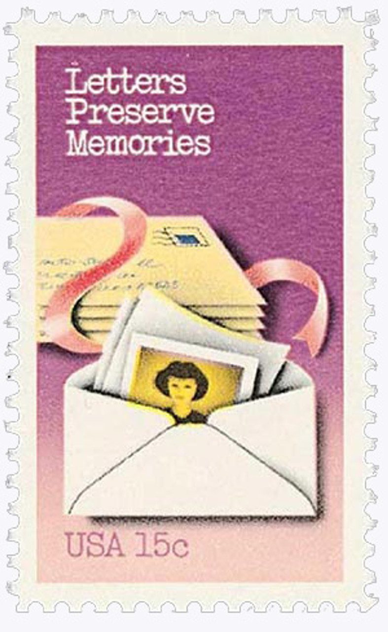 # 1805 - 1980 15c Letter Writing: Letters Preserve Memories