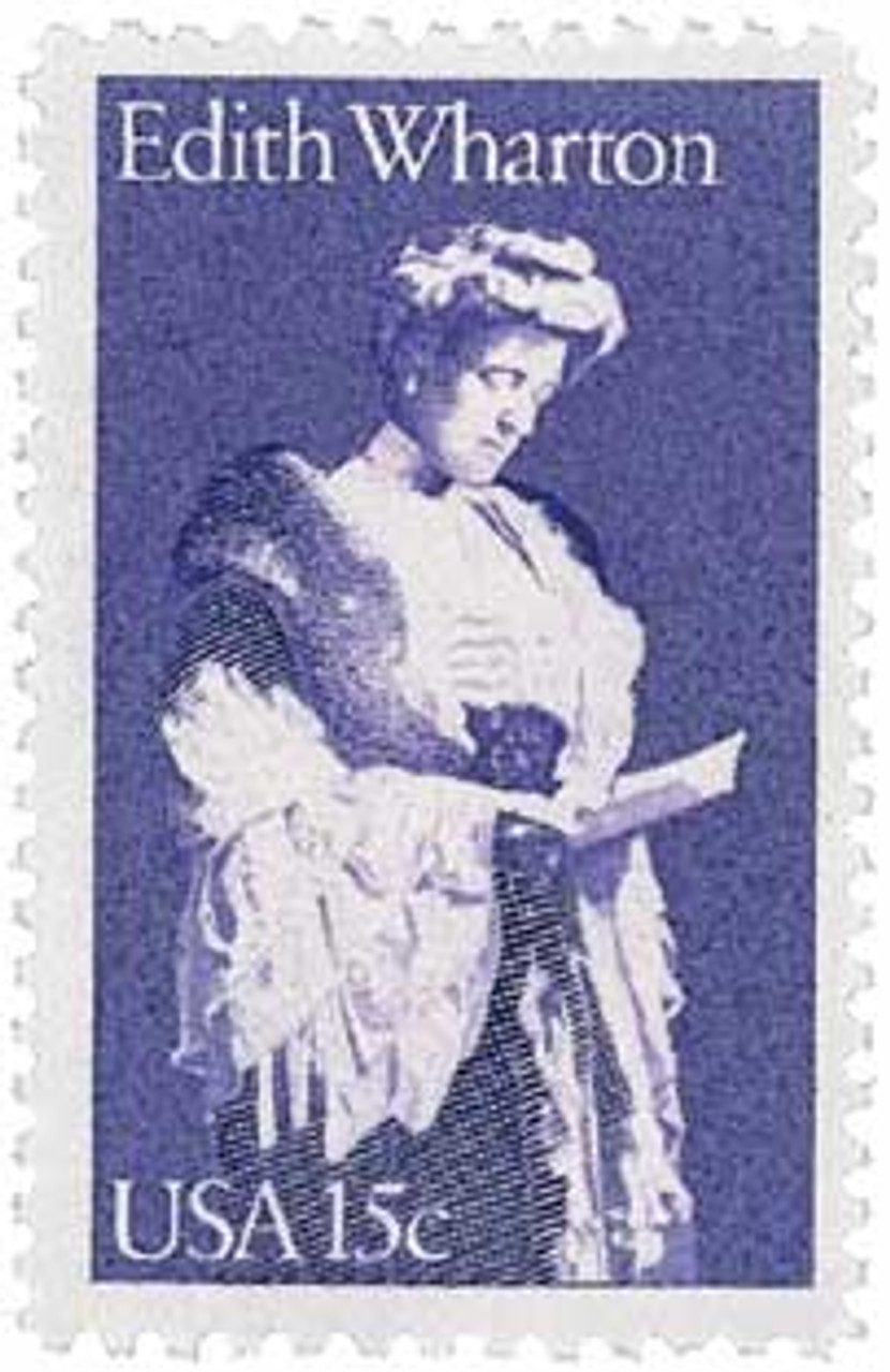 1980 15¢ Literary Arts: Edith Wharton