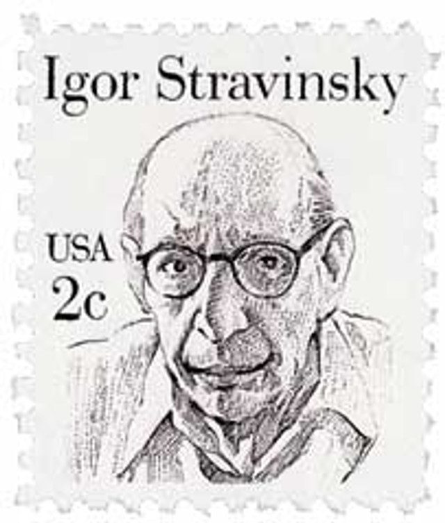 #1845 - 1982 2c Great Americans: Igor Stravinsky