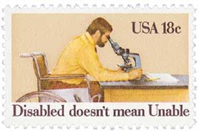 #1925 - 1981 18c International Year of the Disabled