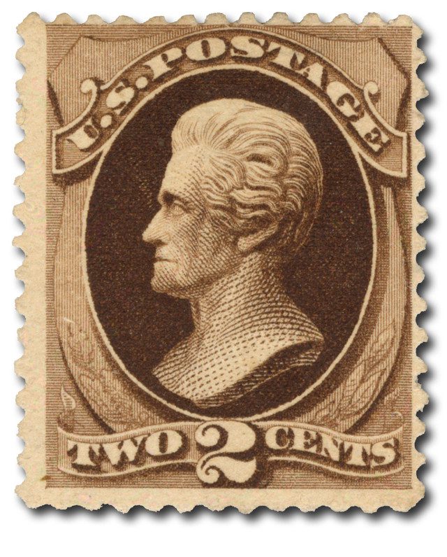 #193 - 1880 2c Andrew Jackson, Black Brown, Soft Paper, Perf. 12