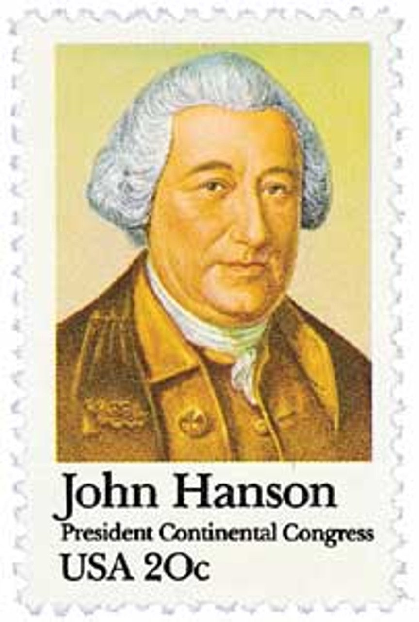 # 1941 - 1981 20c John Hanson