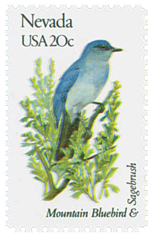 #1980
1982 20c State Birds & Flowers: Nevada