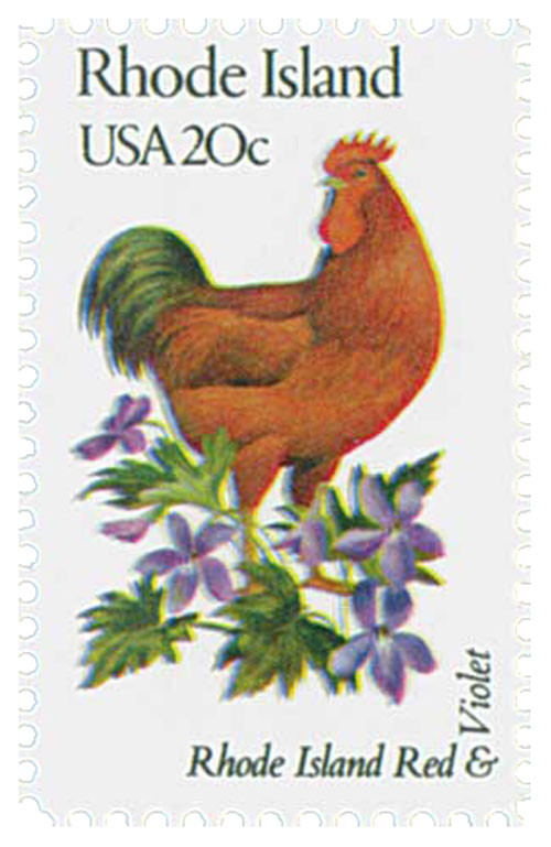 #1991
1982 20c State Bird & Flower: Rhode Island