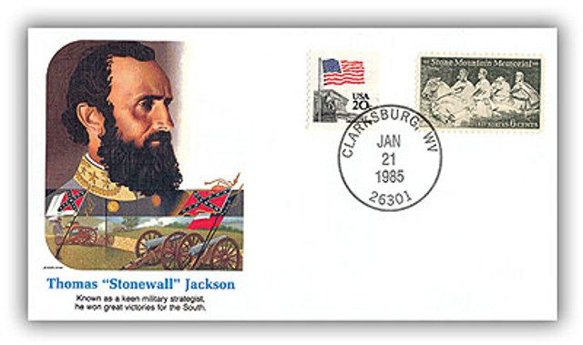 #20034 - 1985 Thomas (Stonewall) Jackson Commem Cover