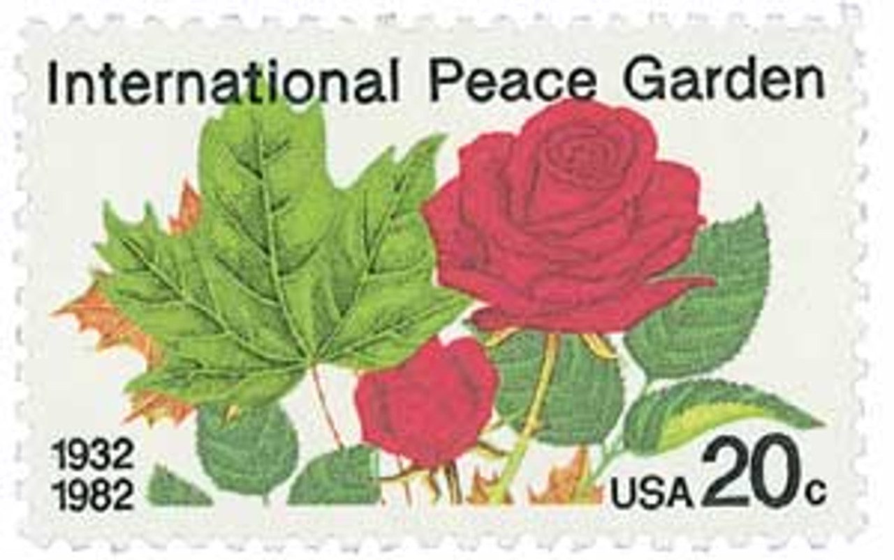 1982 20¢ International Peace Garden 