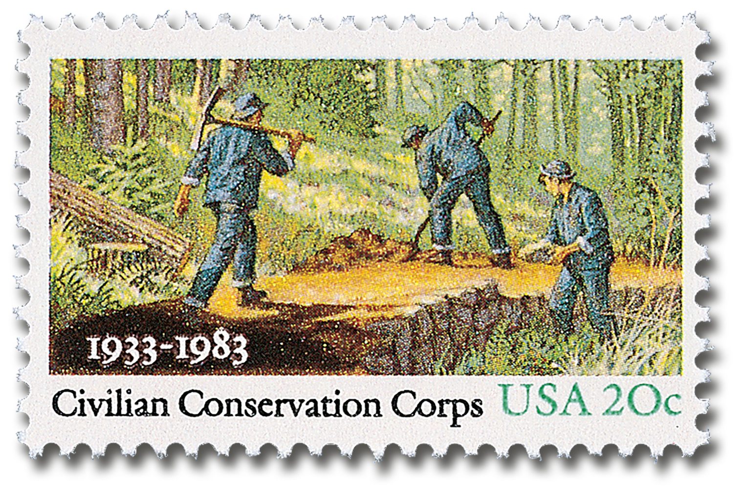 #2037
1983 20c Civilian Conservation Corps 50th anniversary