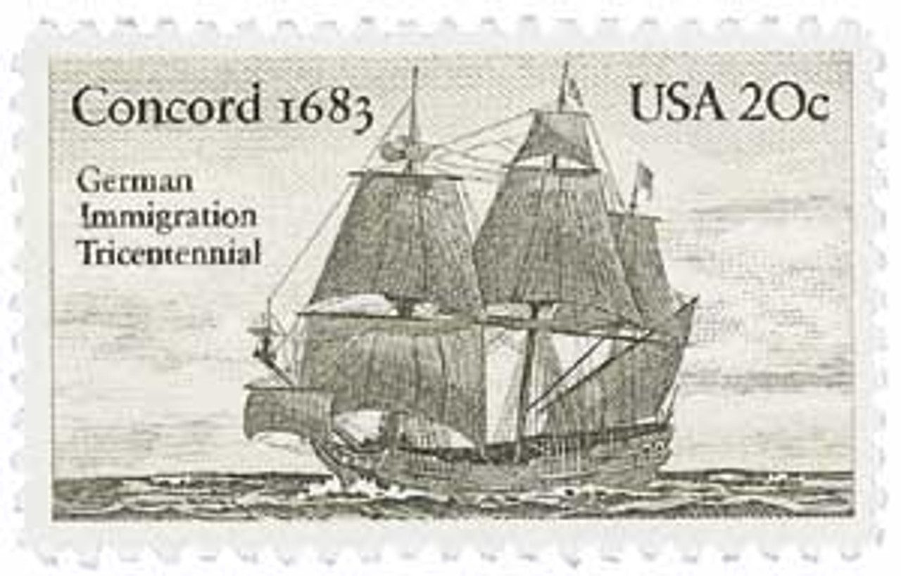 # 2040 - 1983 20c US and Germany