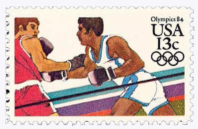 #2051 - 1983 13c Los Angeles Summer Olympics: Boxing