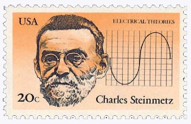 #2055 - 1983 20c American Inventors: Charles Steinmetz, Electrical Theories