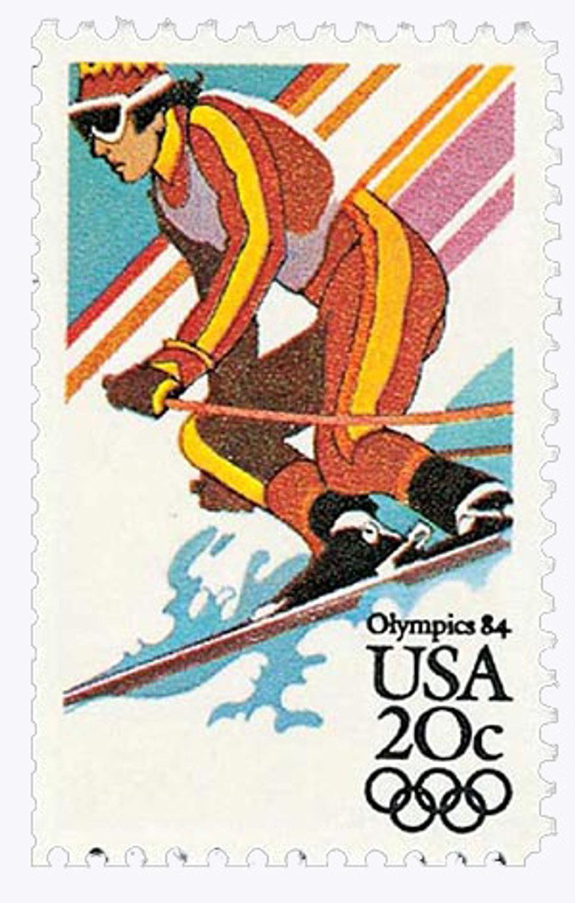 # 2068 - 1984 20c 14th Winter Olympic Games: Alpine Skiing