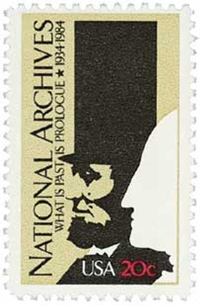 #2081 - 1984 20c National Archives 50th Anniversary