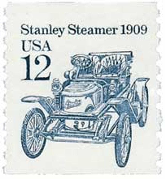 #2132 - 1985 12c Transportation Series: Stanley Steamer, 1909