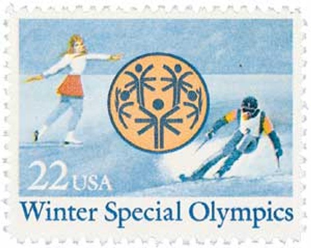 #2142 - 1985 22c Winter Special Olympics