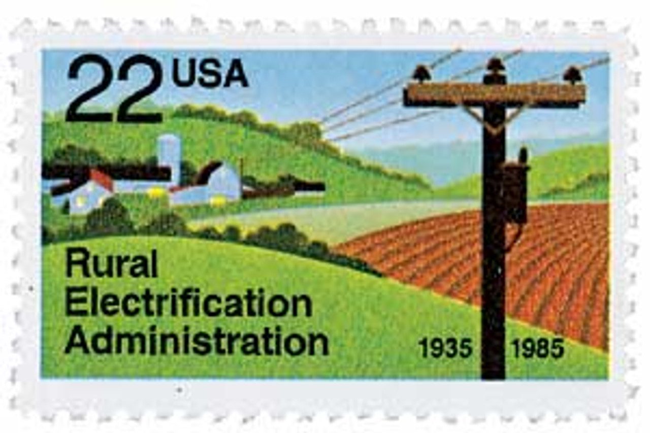 1985 22¢ Rural Electrification Administration