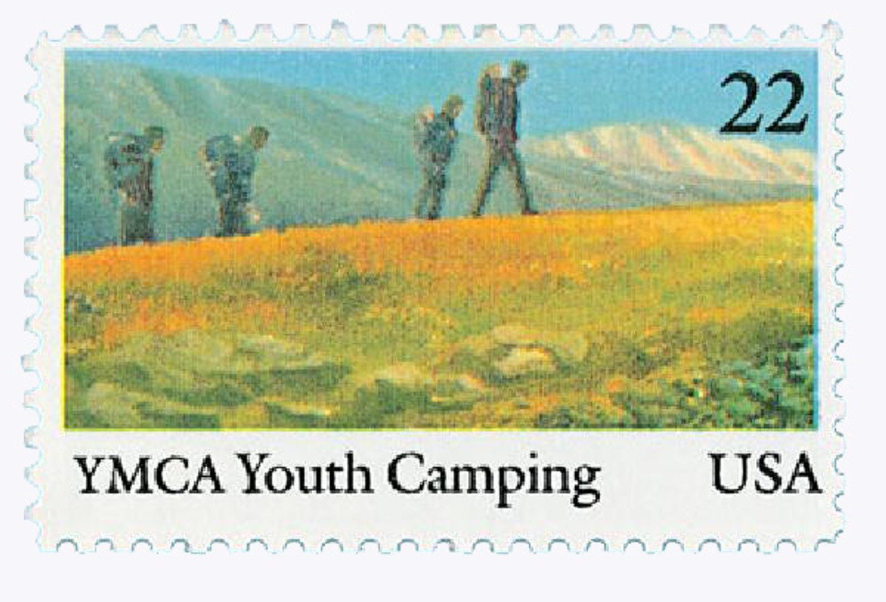 # 2160 - 1985 22c International Youth Year: YMCA Youth Camping