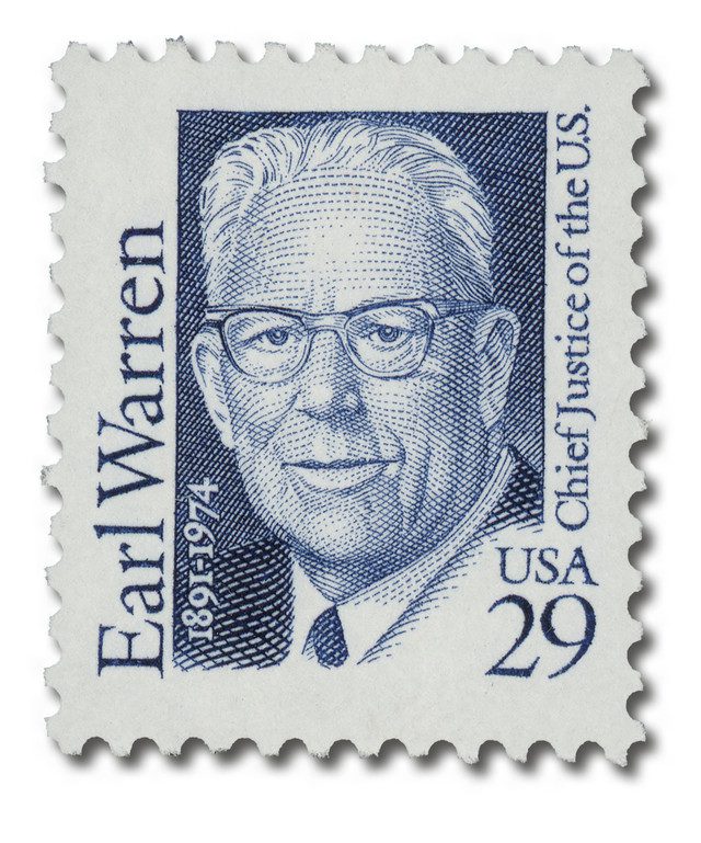 #2184
1992 29c Great Americans: Earl Warren