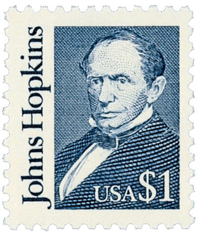#2194 - 1989 $1 Great Americans: Johns Hopkins